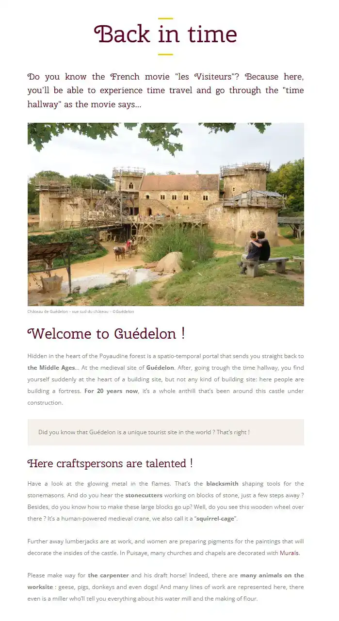 Extrait traduction guedelon